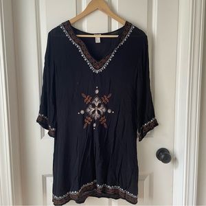 FOREVER 21 Black Boho Dress 🧡
Size Small
